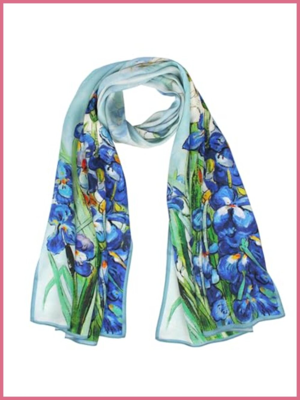 100% Silk Long Scarf Women Large Oblong Shawl Lightweight Wrap